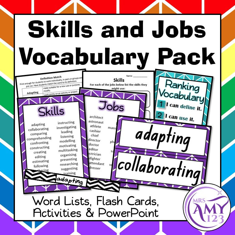job skills vocabulary