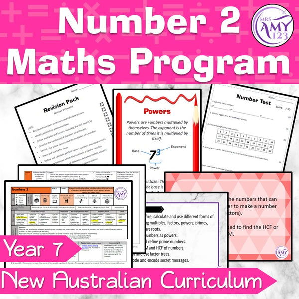 Year 7 Numbers 2 Maths Program