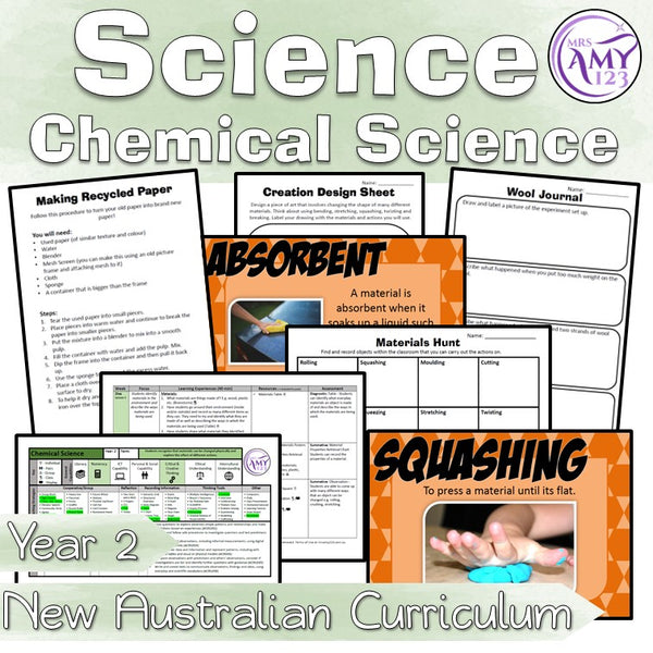 Australian Curriculum Year 2 Chemical Science Unit