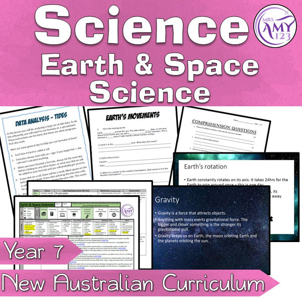 Year 7 Australian Curriculum Earth and Space Science Unit V9