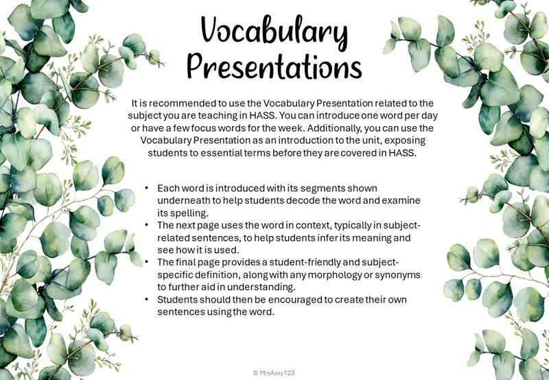 Year 3 HASS Supplemental Writing Pack