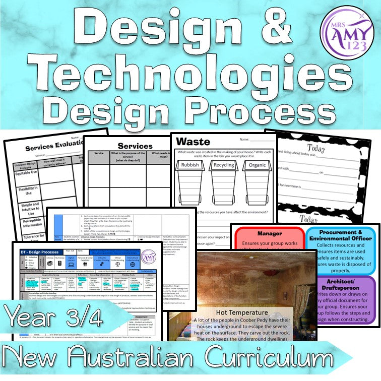 Australian Curriculum Year 3/4 Design and Technologies Design Process