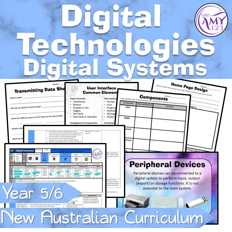 Year 5 & 6 Digital Technologies- Digital Systems Unit